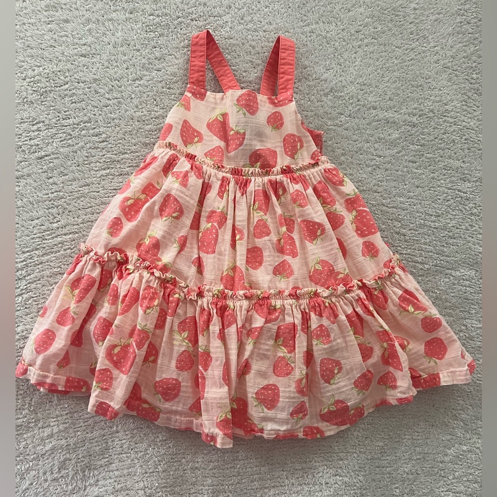 Cynthia Rowley Pink Strawberry Kids Dress